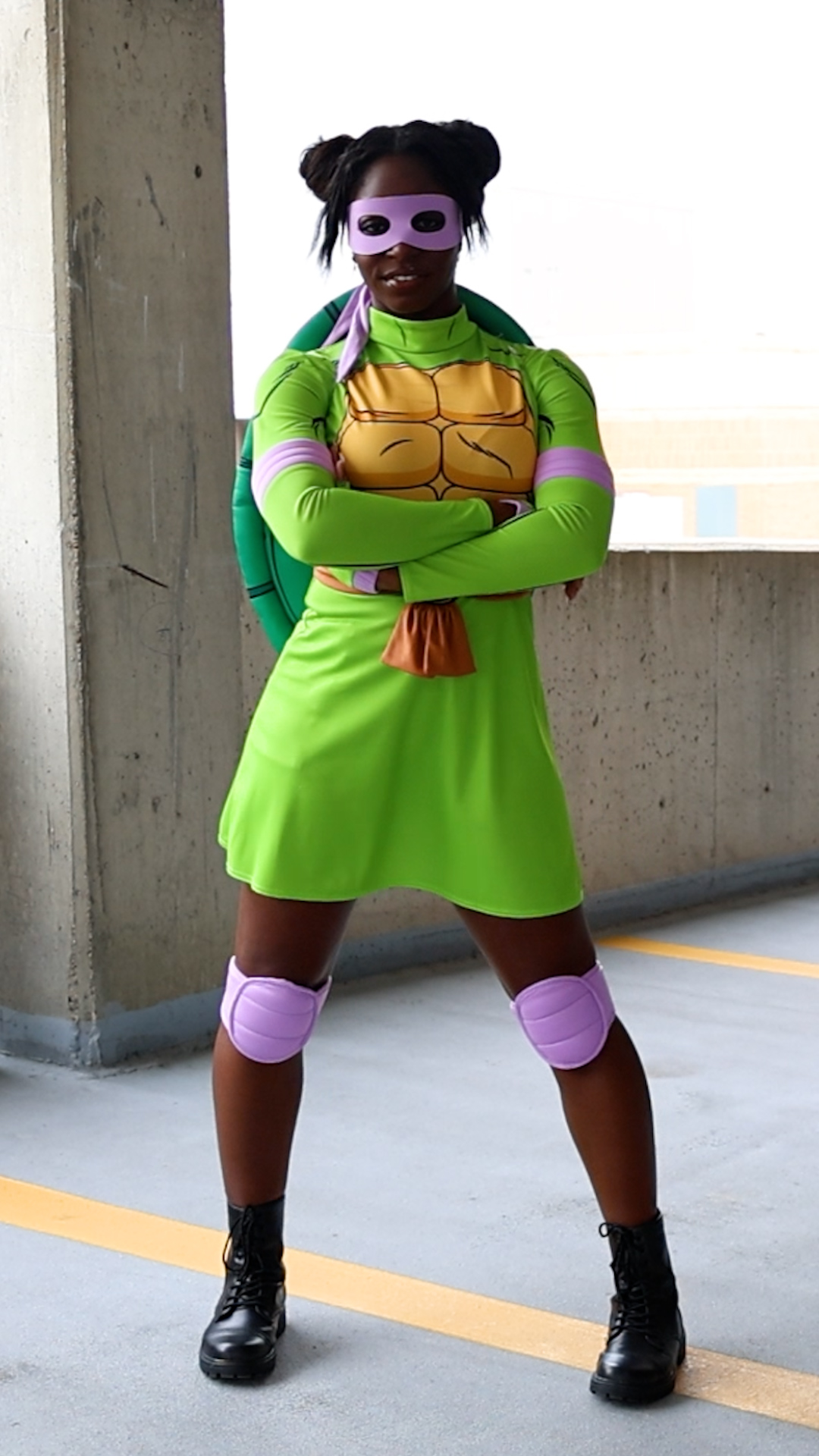 FUN96568AD Teenage Mutant Ninja Turtles Women's Donatello Costume Dress